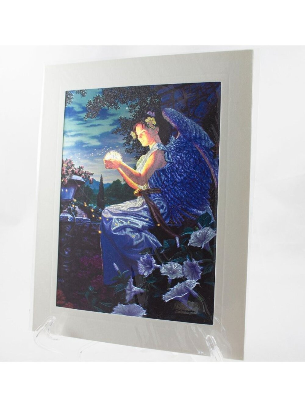 Dufex Foil Art Print F J Warren 2004 "The Angel's Gift" 156693 R Vitale Fantasy